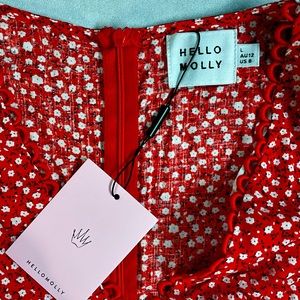Hello Molly Let You Down Easy Dress Red